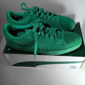 Puma Classic Suede Ice Green Sneakers Men's Size 11 Look At Photos